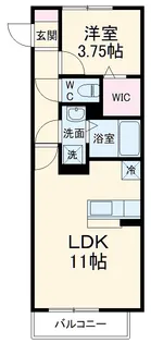 ジェイ・エス・ティ南浦和【1階】の間取り