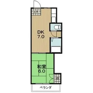 国府宮マンション【4階】の間取り