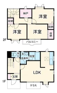 パストラルコートB【1階】の間取り