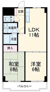 ラーバンライブ・武蔵浦和【3階】の間取り