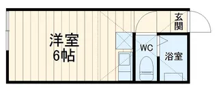 ユナイト元住吉レイチェルの丘【206号室】の間取り