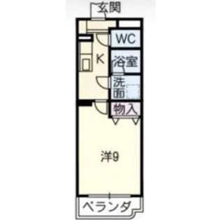 シーズンコート二ツ杁(旧 ブレイン二ツ杁)【301号室】の間取り