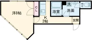 アーバン尾山台【2階】の間取り