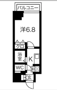 スパシエスタイル住吉【3階】の間取り