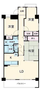 コーポレート浦和別所【1階】の間取り