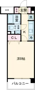 エクセリア東京イーストプレイス【2階】の間取り