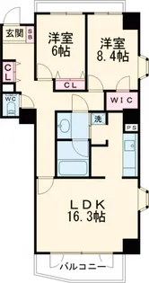 ヴィラアイレックス奥沢【5階】の間取り
