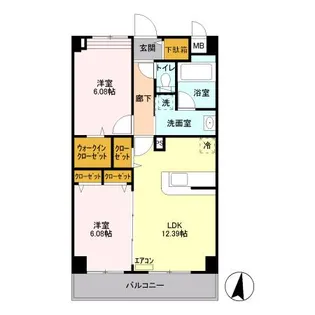 パークレジデンス【5階】の間取り