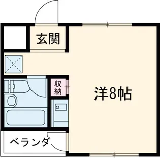 自由が丘ハイツ【208号室】の間取り