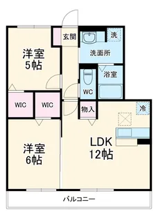ルミエール武蔵浦和【1階】の間取り