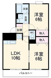 グランシャリオ【2階】の間取り