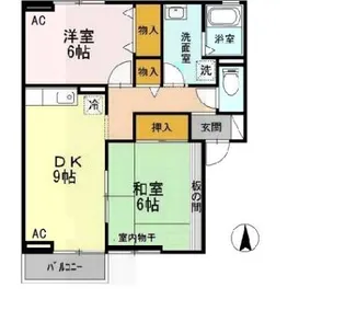 セジュールノリタケ A【1階】の間取り