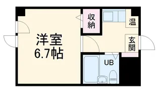 ハーモニーマンション【5階】の間取り