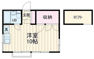 DOCE【A号室】の間取り