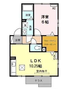 ジャスミン B【1階】の間取り