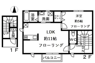 デザインメゾン別所【2階】の間取り