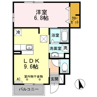 アプローズ【1階】の間取り