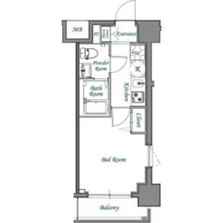 N−stage武蔵浦和【3階】の間取り