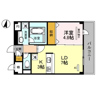 KASHIWA【3階】の間取り