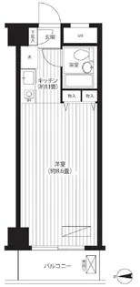 コスモリード蒲田【7階】の間取り