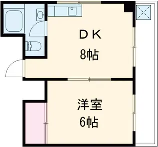 平原マンション【3階】の間取り