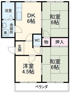 サンハイム鈴木B【2階】の間取り