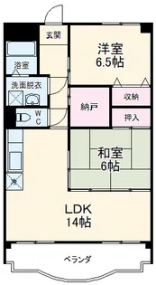 イーストパレス【3階】の間取り