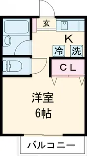 クレールメゾン岡本【2階】の間取り