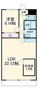 NH菰口【3階】の間取り