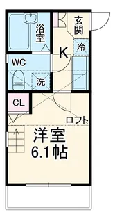 アメリカンリバティー所沢22【1階】の間取り