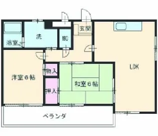 OYA HIGHTS【103号室】の間取り