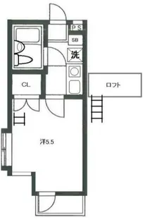 プロフィール鴻巣【203号室】の間取り
