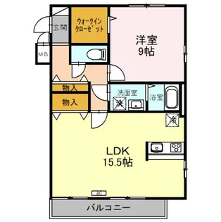 リビングタウン北上尾 B【3階】の間取り
