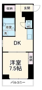 シャトルオオギ【108号室】の間取り