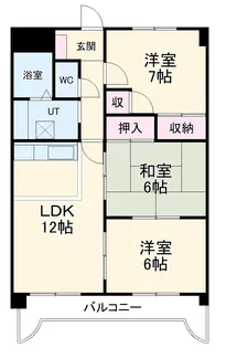 ハイウッド【103号室】の間取り