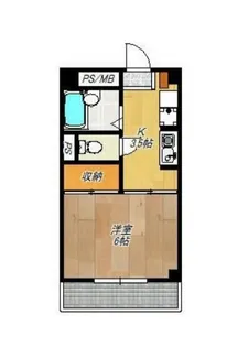 パティオ日吉【103号室】の間取り