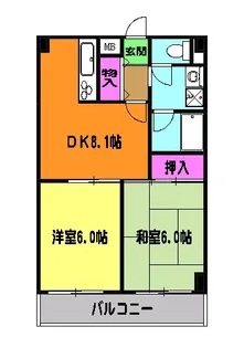 清晃マンション【2階】の間取り