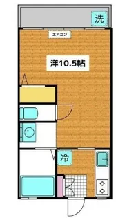 メゾン市川【303号室】の間取り