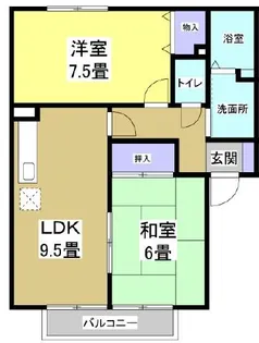 ルシール佐鳴台【1階】の間取り