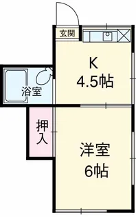 オリーブハイム【1階】の間取り