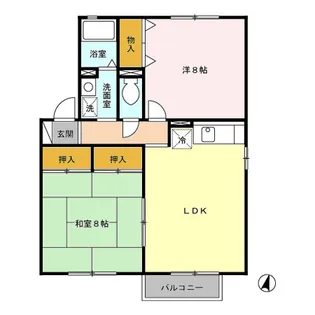 パークレジデンス【201号室】の間取り