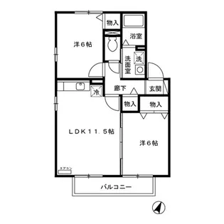 マーヴェラスSAKURA【2階】の間取り