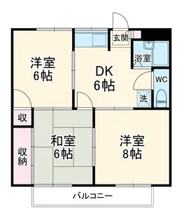 レジェンド末広A【307号室】の間取り