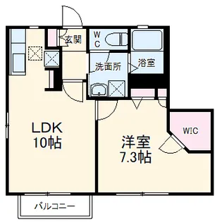 CASA TSUZUKI【1階】の間取り