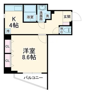 ラ・セネシオ【702号室】の間取り