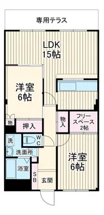 シンシア【1階】の間取り