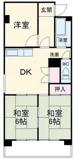扶桑ハイツ2【4階】の間取り