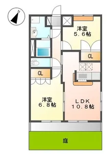 グリーンワン【1階】の間取り