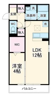 クレール市川【2階】の間取り