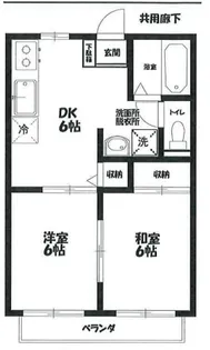 フラワーヒル東大宮【B103号室】の間取り